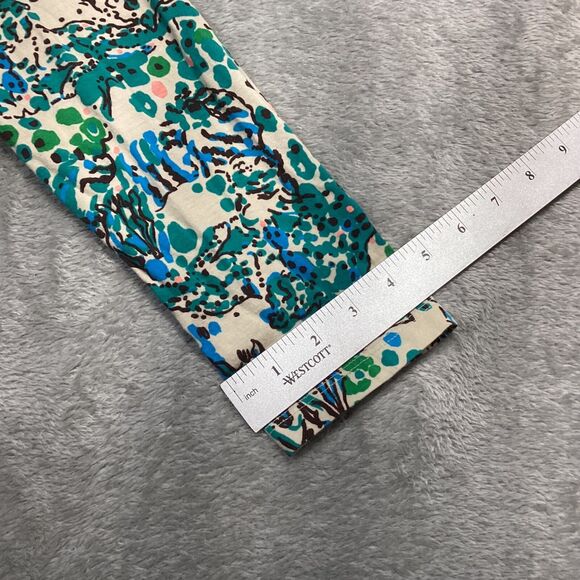 Lilly Pulitzer Dress Women's M 100% Pima Cotton Mini Shift Safari Resort Wedding - Picture 10 of 10